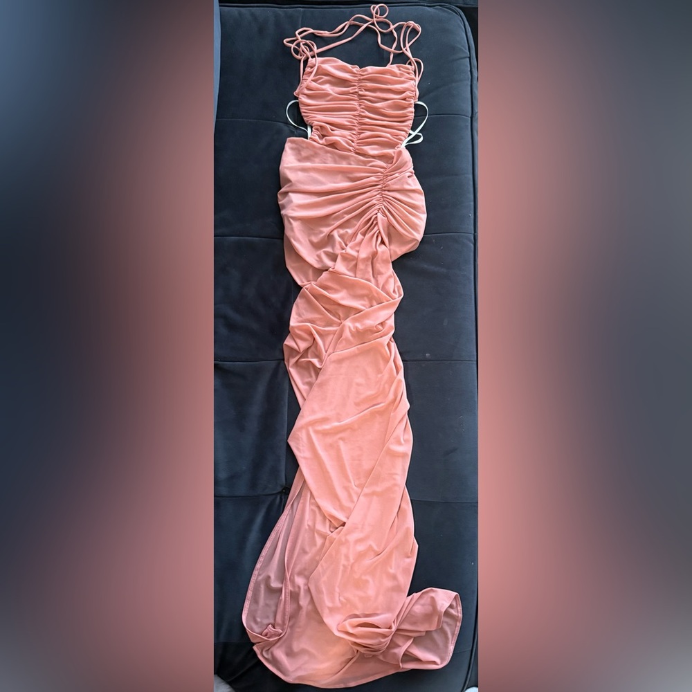 x REVOLVE Follie Gown in Mauve Michael Costello - Picture 5 of 8